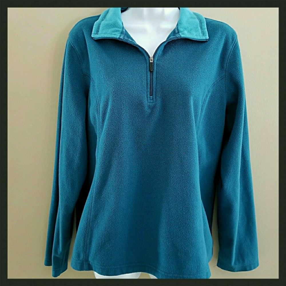 🌼 Lands' End ThermaCheck Fleece Pullover